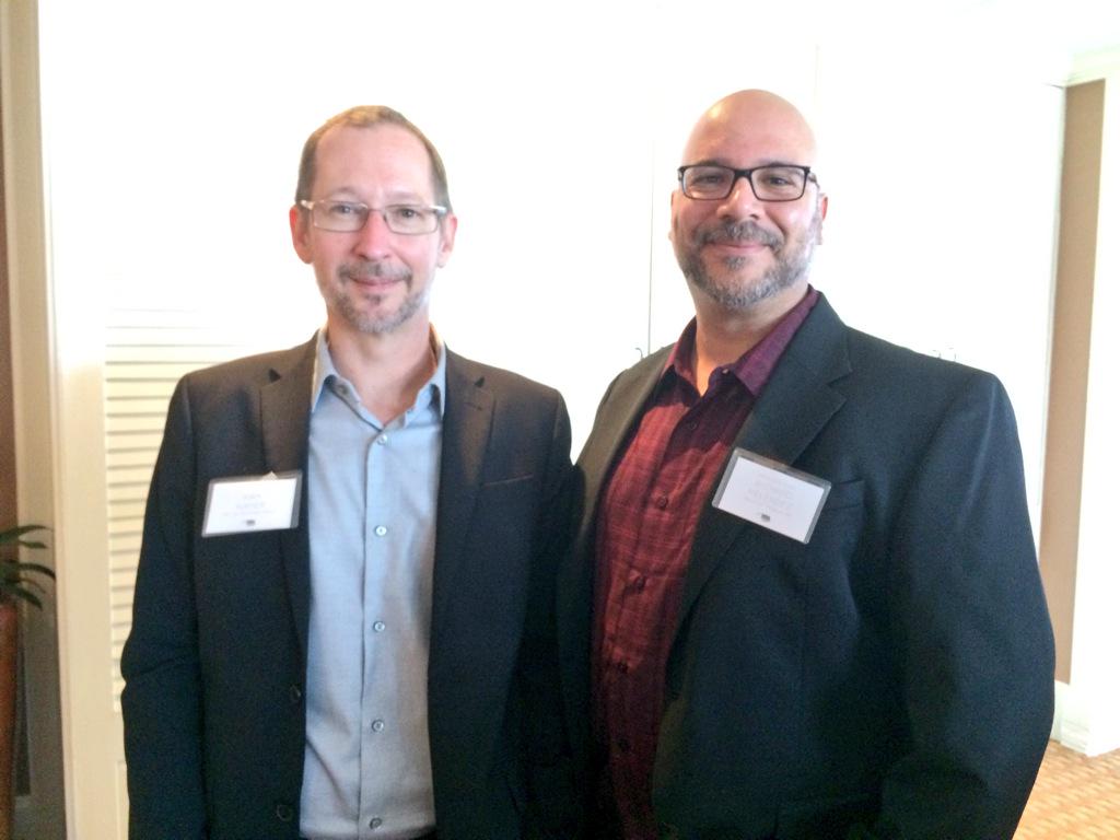 AbstractHawaii's tweet photo. @pbneditor Kam and Abstract managing editor @richardmelendez at @HIPublishers' Pa‘i Awards! Good looking fellas http://t.co/13kVwJEEwW