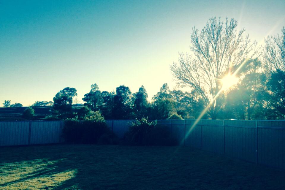 KeelyAlchin1's tweet photo. Waking up to this everyday is pretty darn good! Aren't ya gunna miss it @tadpole24_ #country #Australia #loveit http://t.co/OHIQj1kdTs
