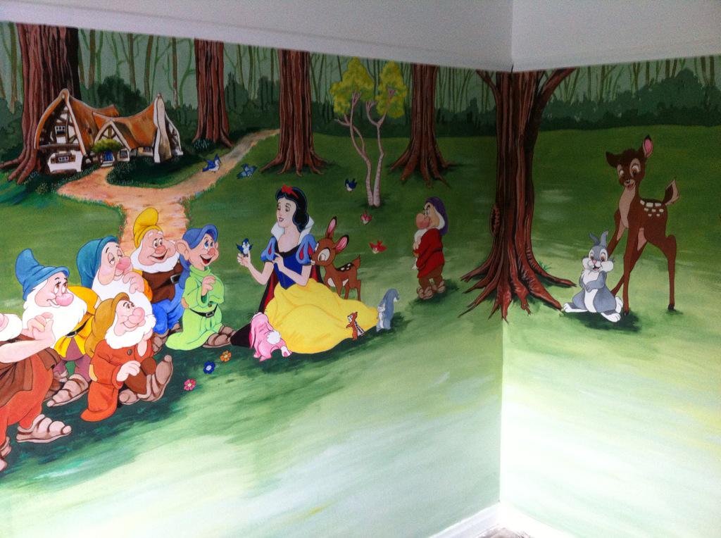 APWallArt's tweet photo. Kids bedroom mural http://t.co/w2Z2nawE5z