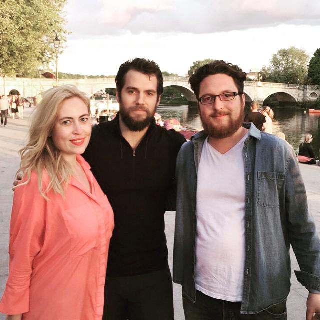 MeganAliceHope's tweet photo. Can't believe I bumped into @henrycavill He is the nicest guy!! Heartthrob!! http://t.co/wTYYo37gHe