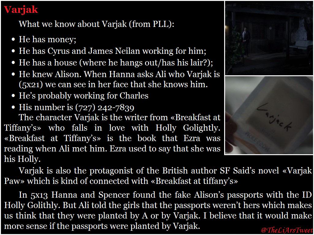 TheLiArsTweet's tweet photo. Hi! Here’s my new theory: VARJAK IS BEACH HOTTIE
Hope you like it
@imarleneking #PLLTheory #WhoIsCharles #PLLSeason6 http://t.co/4Pi0EgXp6g