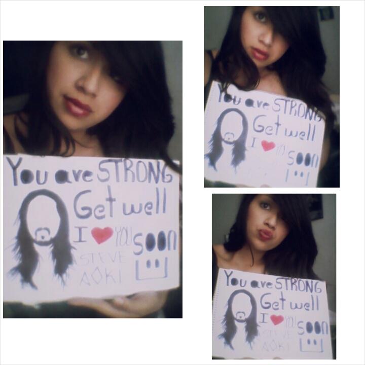 AndreaSaraviam's tweet photo. GET WELL SOON @steveaoki I LOVE YOU FOREVER! <3 #AOKIFOREVER #AOKIFAN http://t.co/TS1vYtoITN