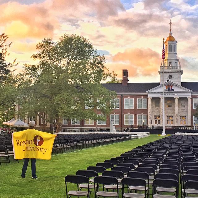 RowanUniversity's tweet photo. Time to spread your wings and fly, Profs. Cheers to the Class of 2015. We'll miss you! #Rowan15 http://t.co/mrCU2f7KDm