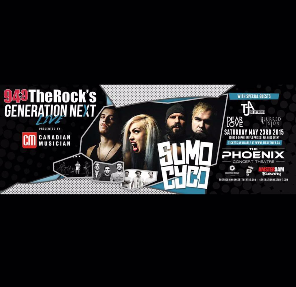 #FF <a href="/949TheRock/">949 The Rock Toronto</a> <a href="/cdnmusician/">Canadian Musician Magazine</a> <a href="/thejoyarson/">The Joy Arson</a> @dearlovemusic <a href="/gennextlive/">GenerationNextLive</a> <a href="/thephoenixtdot/">The Phoenix</a> DO NOT MISS!💥May23 All Ages $10