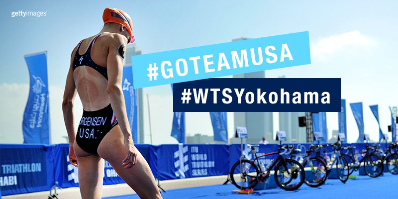 TeamUSA's tweet photo. RT to wish @usatriathlon good luck at #WTSYokohama! #GoTeamUSA http://t.co/mlXLbhmmJe