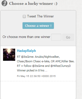 Winner winner! Which skin would you like @HadapRalph?