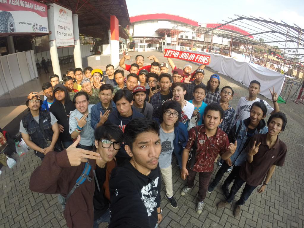 Kita udah di venue HS..:D