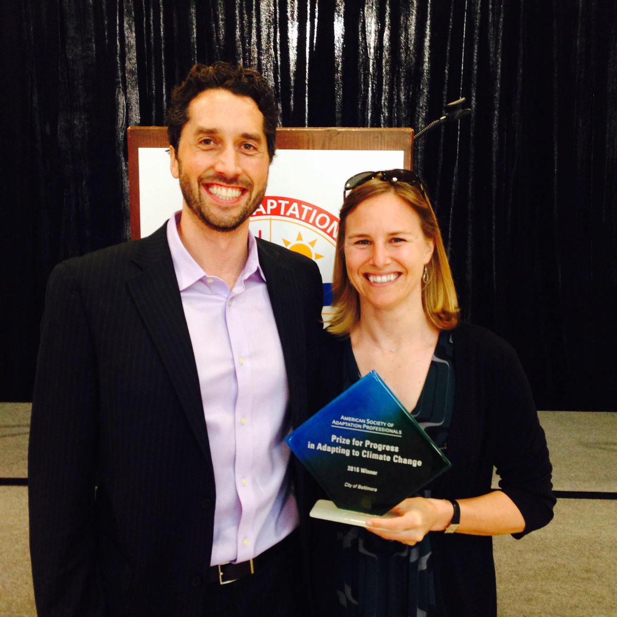 Baltimore City received the ASAP Prize for Progress award for the Disaster Preparedness Plan (DP3) #adaptpros