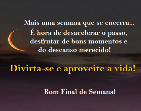 Feliz seja a sua noite onde quer que você esteja...Muita Paz!!