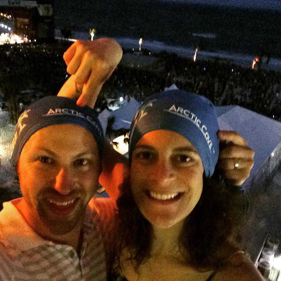 PowerToolJosh's tweet photo. The best wife in the world decided to join me @Hangoutfest @ArcticCove http://t.co/K77L8PL6mR