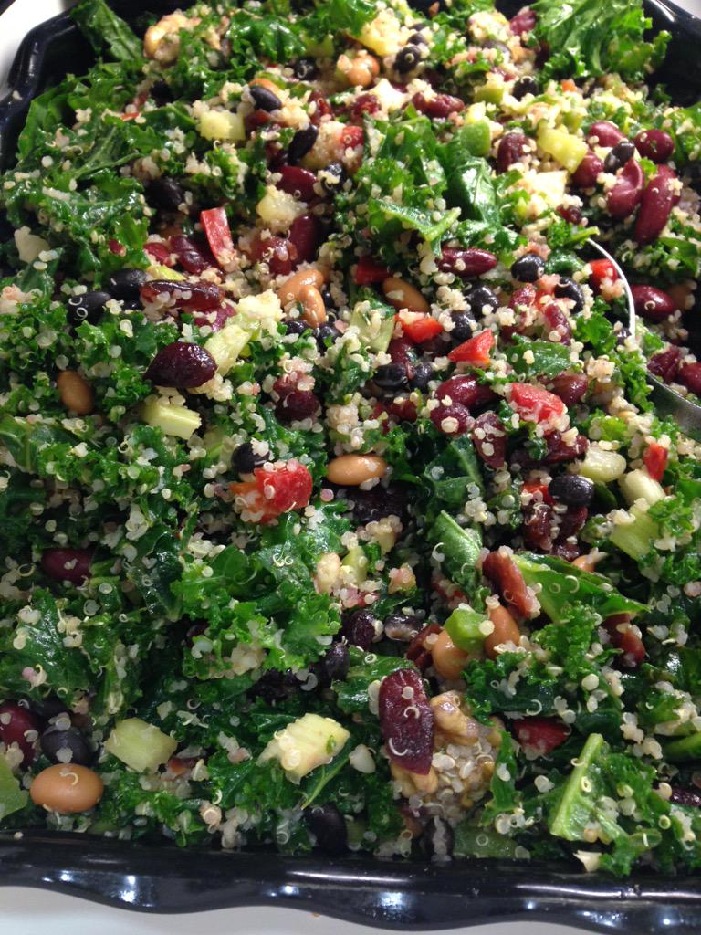 Simonesaleh's tweet photo. Super salad for super athletes... See you at the #finishline @NCTourdeCure riders! #sassool #nctdc #refuel #yesican http://t.co/2Bpho9IhvE