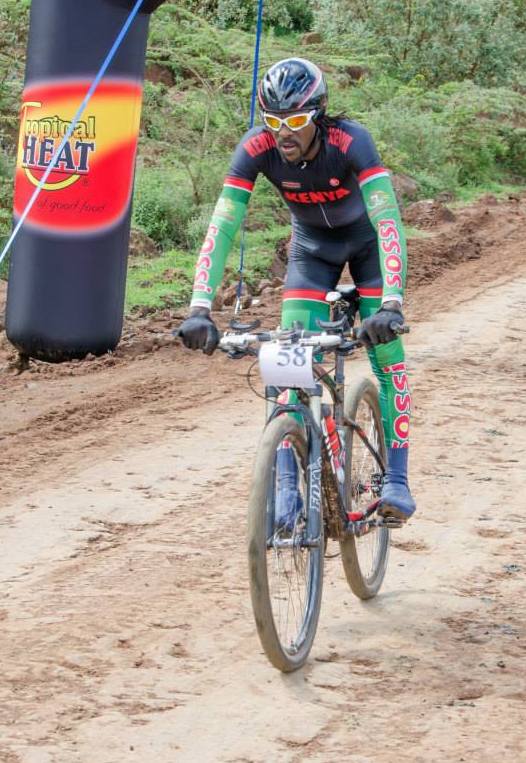 SafariSimbaz's tweet photo. He does it again: @Dkinjah wins the Ngong Hills Individual Time Trial! Results and pics here: http://t.co/aAvIYK8tHA http://t.co/3trk8MVBtb