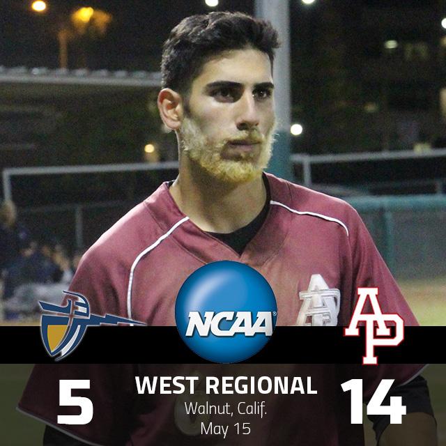 ThePacWest's tweet photo. Hits keep on coming for @APUCougars, now in driver's seat at NCAA Regional #PacWestBSB #BleachBoys http://t.co/VqkJhhh7Td