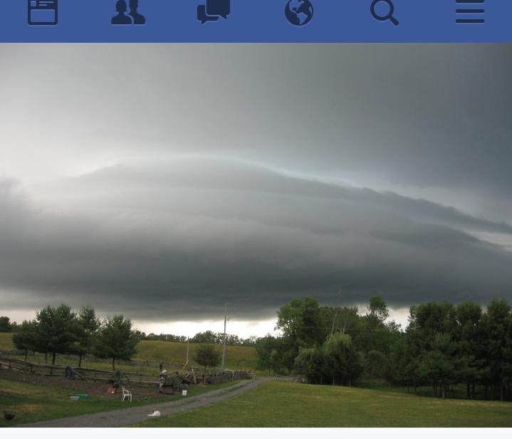 Michel Millaire on Twitter "Amazing shelf cloud stormhunters Big