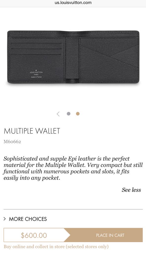 got7style❄️ on X: [Mark dad's Wallet] <Louis Vuitton> Multiple Wallet  - Nior color M60662 approx. 600.00 USD #GOT7 #갓세븐 #마크 #tuanfamily   / X