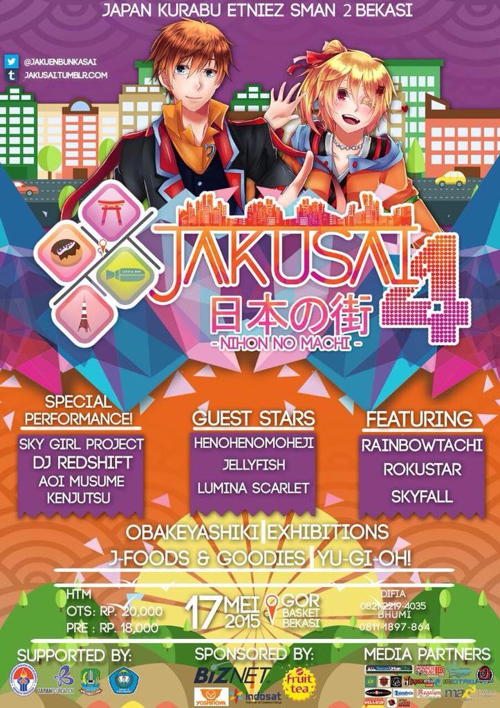 Jangan lupa, besok <a href="/JELLYFISH_INDO/">JELLYFISH</a> akan perform di JAKUSAI 4! Info : <a href="/JakuenBunkasai/">JAKUSAI</a>