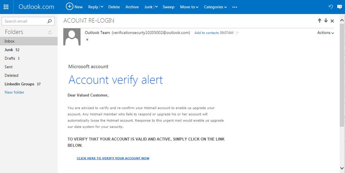 anooppaul's tweet photo. Hey @Microsoft I just received this spam. Please do the needful http://t.co/q8vaqLMSMN