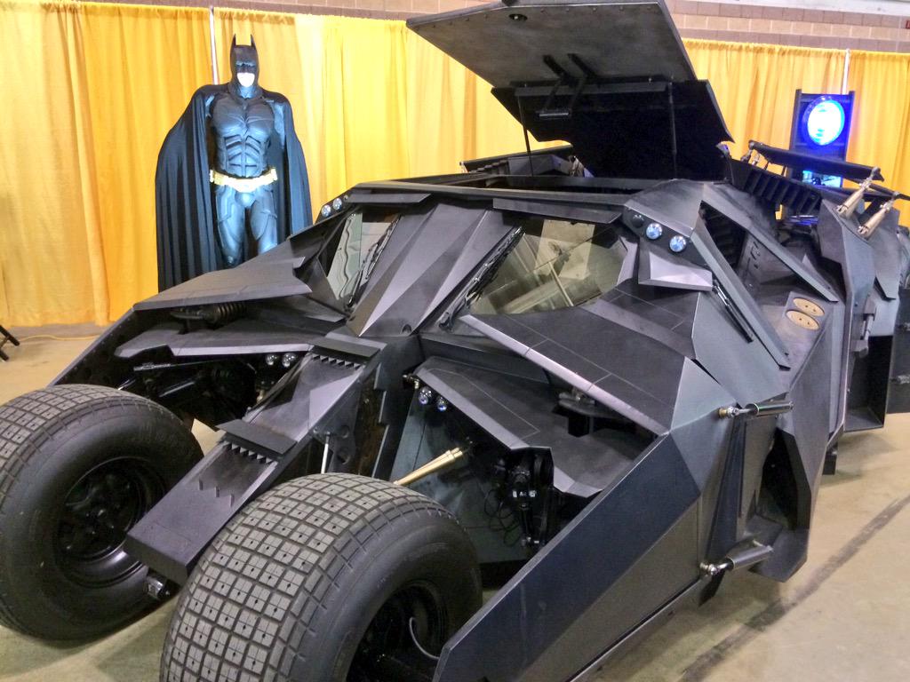 BatChrisGore's tweet photo. More Batmobiles seen @DoACBC. #Batmobile http://t.co/04q7RtQLKT