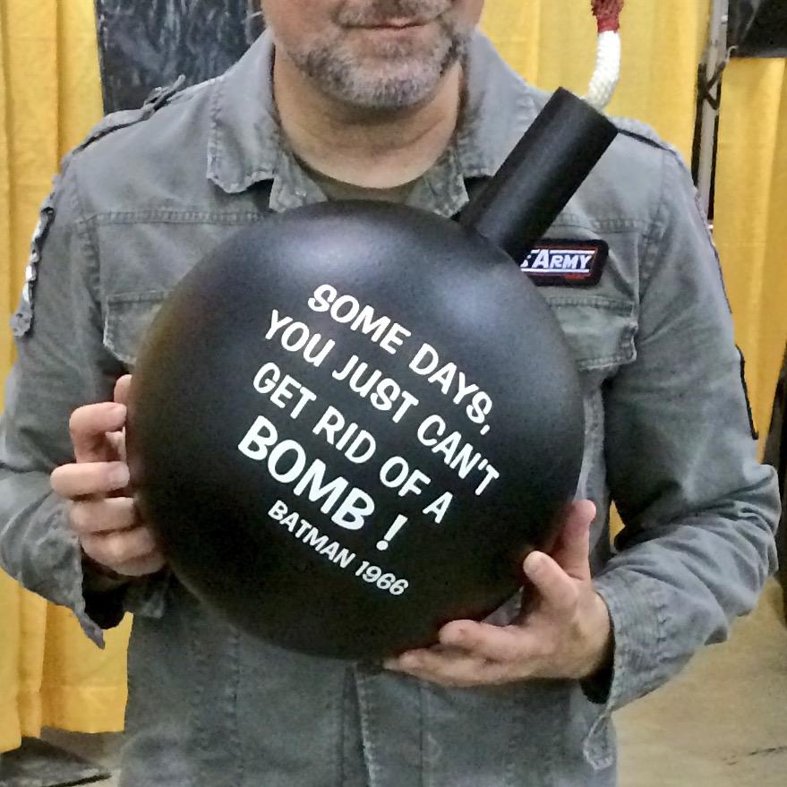 BatChrisGore's tweet photo. Some days you just can't get rid of a bomb. @DoACBC #ACBC http://t.co/MqQdzhN9Gq