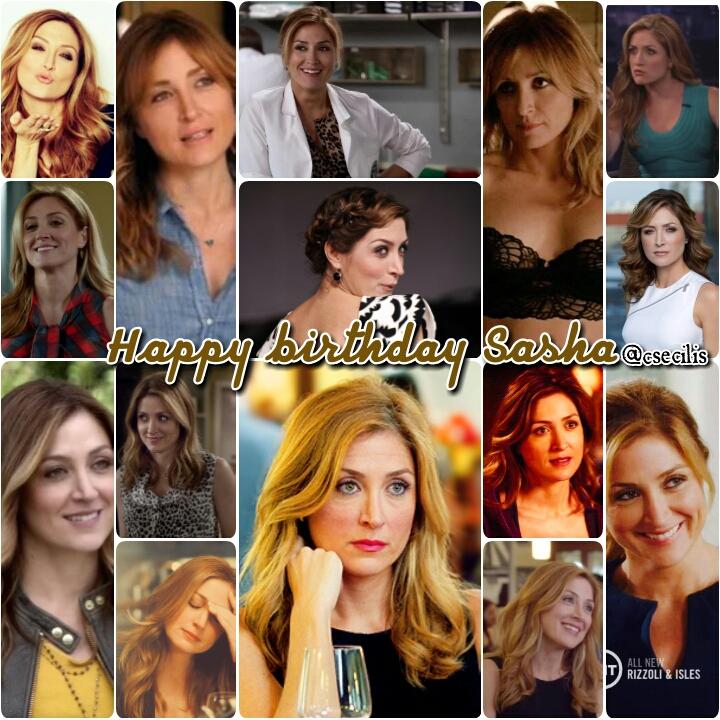    Happy birthday Sasha Alexander 