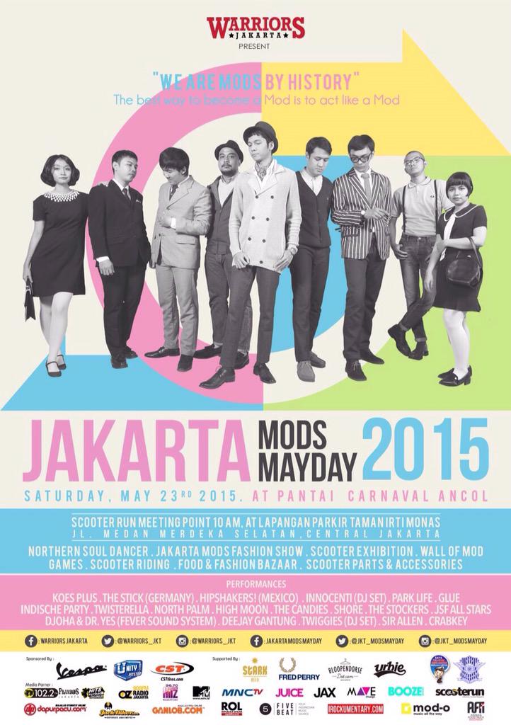 JKT_modsmayday's tweet photo. Here We Go! #JMMD15 #WeAreModsByHistory - May 23rd, 2015. http://t.co/voqY41olDr