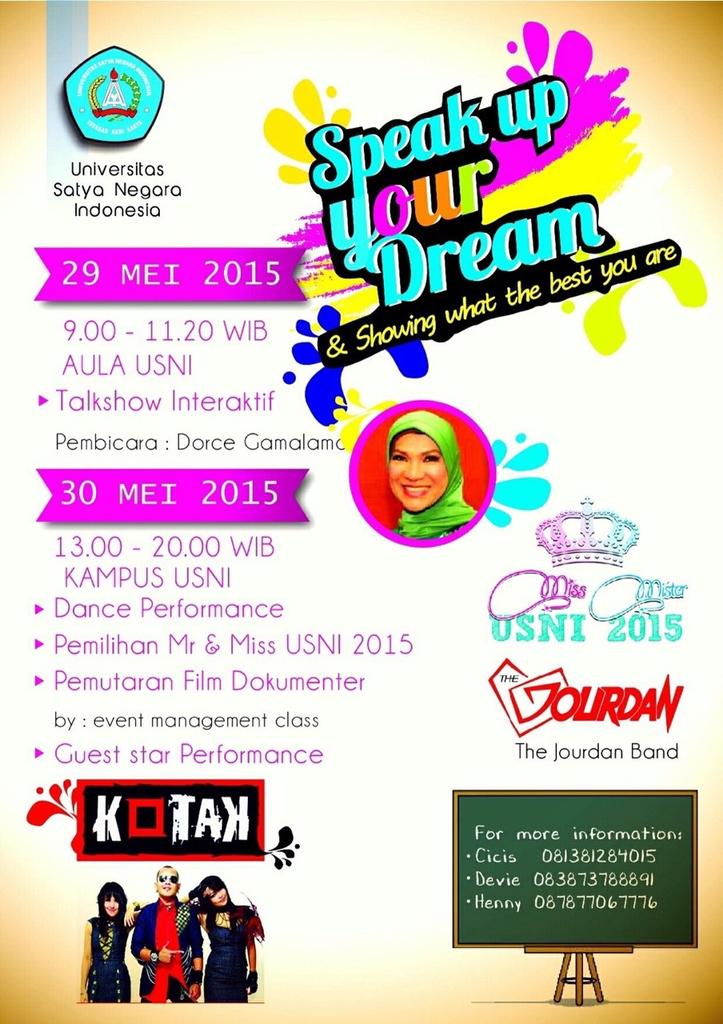 Yang mau menonton dan bertemu kita langsung. Tanggal 30 Mei ini ya ^_^