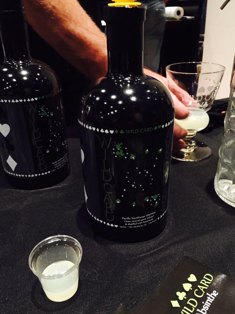 Delicious 125 proof <a href="/oregonspirit/">Oregon Spirit</a> Wildcard Absinthe!