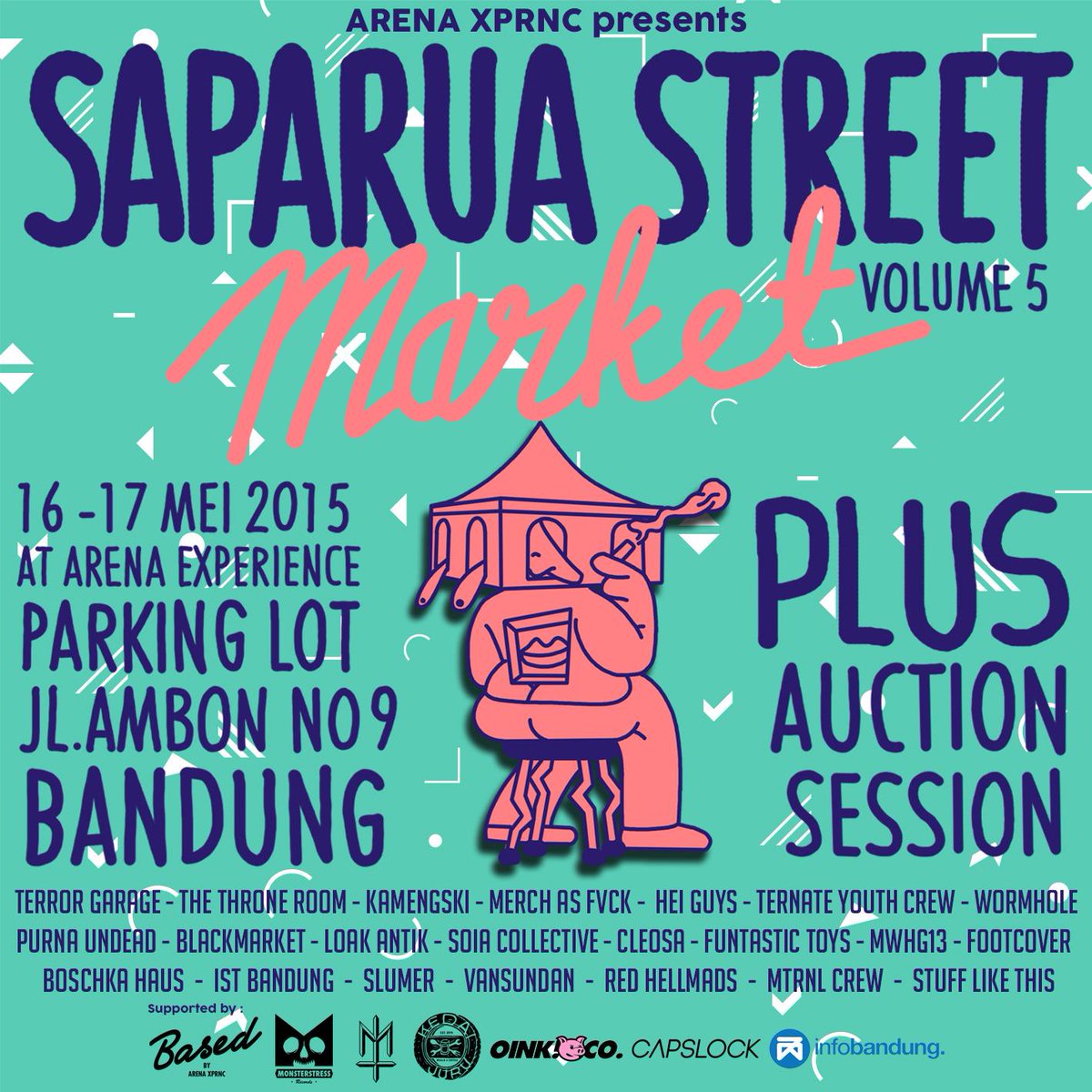 Lagi cari Sneakers, Second Merch, Vintage Stuff &amp; Streetwear? ayo ke #SaparuaStreetMarket 16-17 di <a href="/ArenaExperience/">ARENA XPRNC</a>