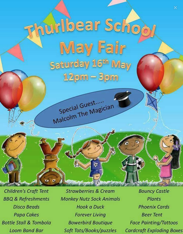 Giles_Adams's tweet photo. Today - May Fair at Thurlbear School http://t.co/1Oe8KW4BlV