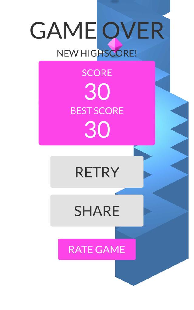 daniil70108's tweet photo. OMG! I made 30 zigzags playing #ZigZag https://t.co/c6OBiH9AJo http://t.co/7gkVr9d3sv
