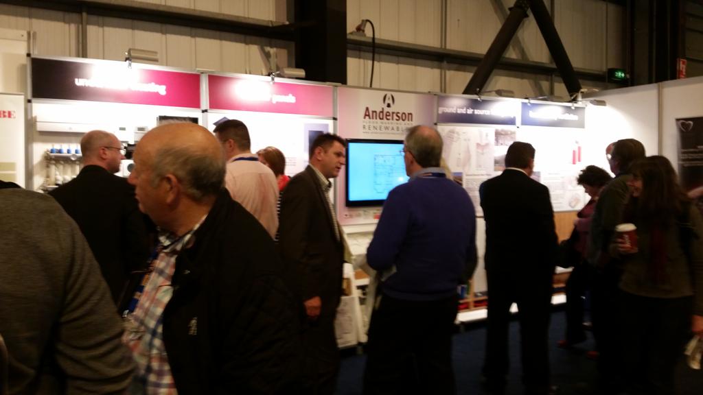 AFWRenewables's tweet photo. Seeing a growing interest #renewableenergy, if your around drop by for free advice on how to heat your home #Glasgow http://t.co/0Z5yI050LJ