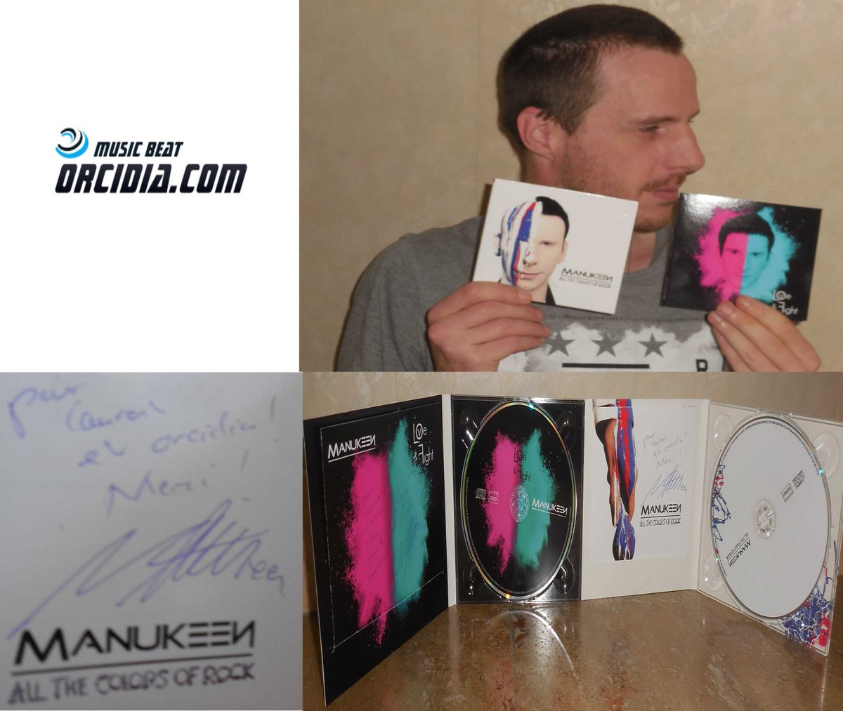orcidia_music's tweet photo. Just Recieved From @Manukeen #LoveAndFight & #AllTheColorsOfRock
#angels #rock #pop Thx alot http://t.co/PMcFa7c4xL