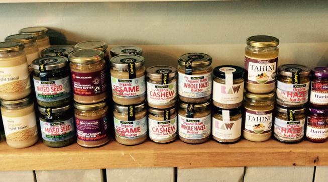 PenylanPantry's tweet photo. We have a large selection of #organic nut &amp; seed butters #Almond #Hazelnut #Cashew #Sesame #MixedSeed #Peanut #Tahini http://t.co/eIxQelpuN5