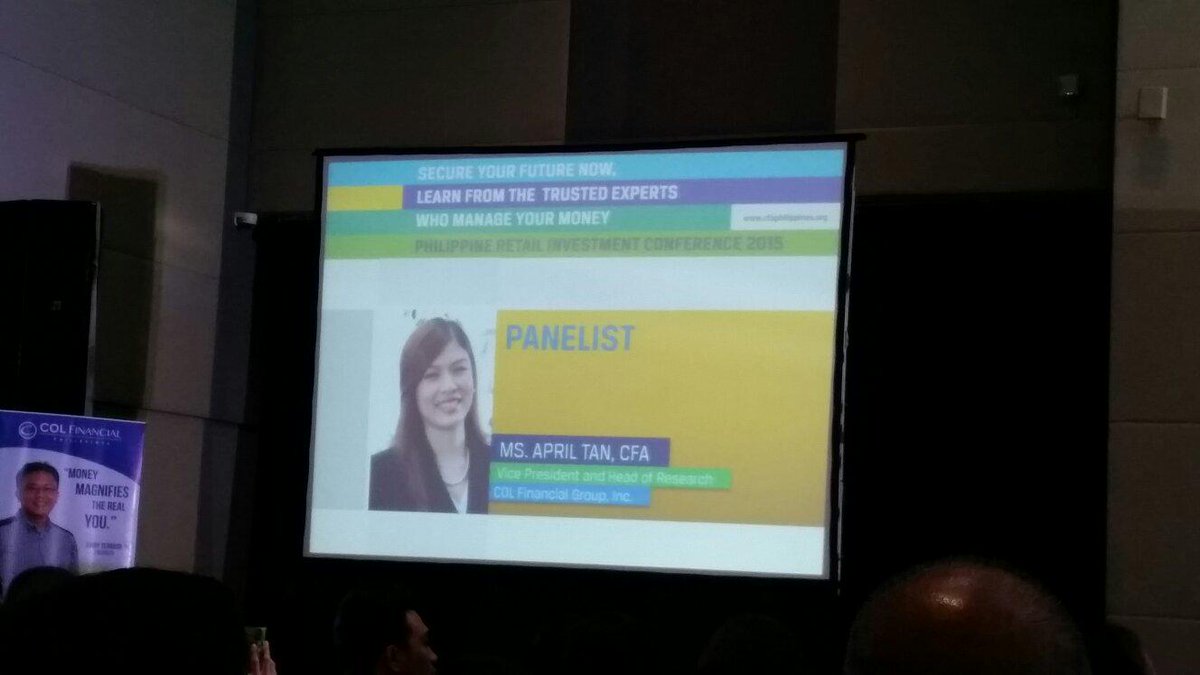 jollyhearts's tweet photo. "Peso cost averaging is more important than Market Timing"-April Tan http://t.co/l1mkEigld9