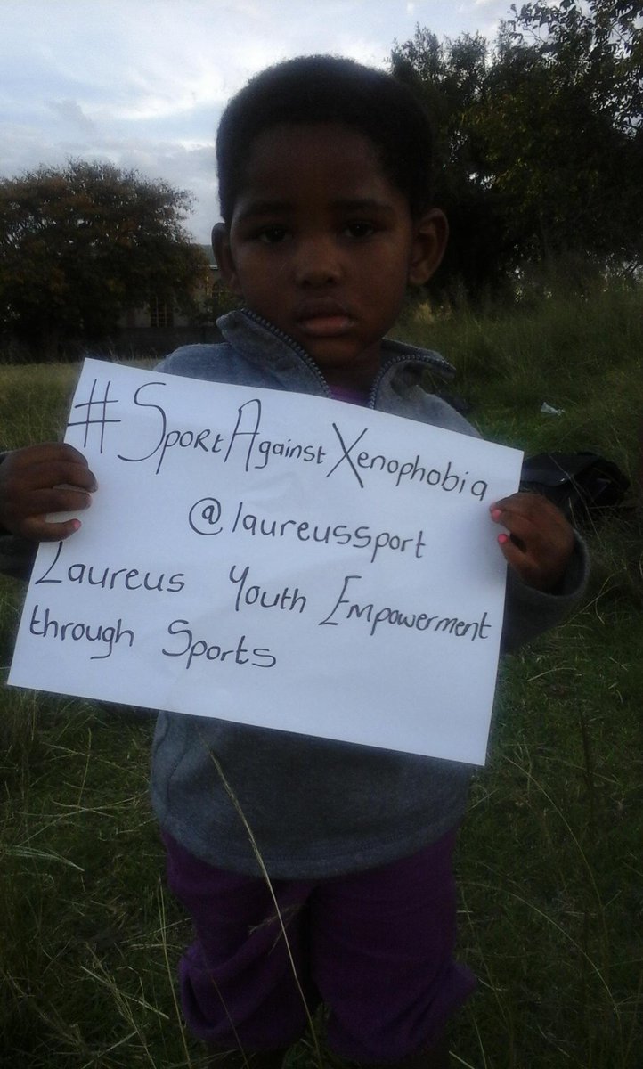 #SportAgainstXenophobia 
<a href="/laureussport/">Laureus</a>