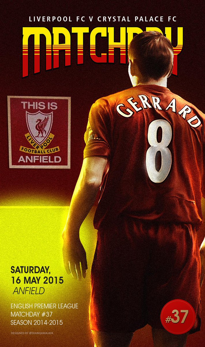 LFC's tweet photo. It's matchday... #ThanksStevie #LFC http://t.co/uzJPHdd9KZ