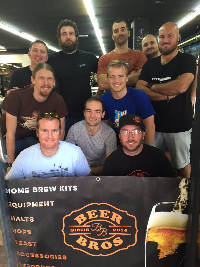 <a href="/the_beerbros/">BeerBros</a> Great to host a brew day <a href="/HillcrestTops/">HillcrestTops</a> supporting the Craft Beer Revolution <a href="/HolgerMeier/">Holger Meier</a> <a href="/ecbrewers/">East Coast Brewers</a>