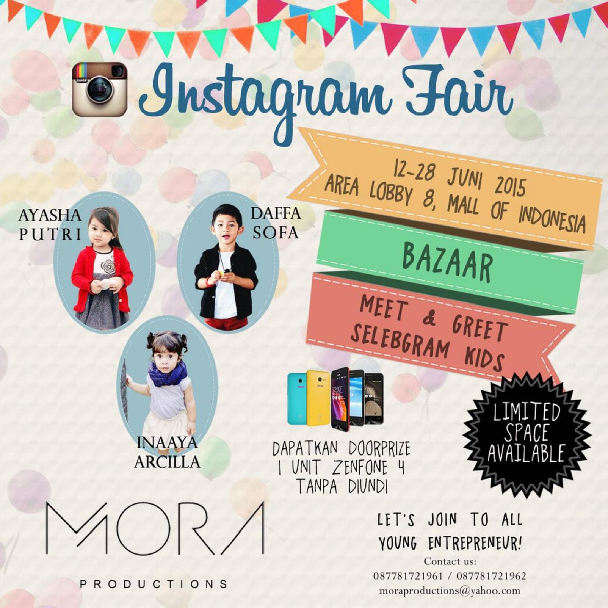 BazaarMora's tweet photo. Bazaar @MallOfIndonesia
Info : 0877.8172.1961
#bazaar #infobazaarjakarta #caribazaar #jakarta #infobazaar #bazaarjkt http://t.co/dMTNv2ZUlR