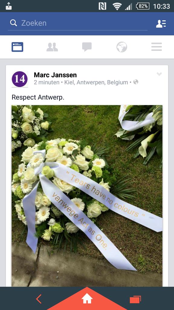 ACT_as_one's tweet photo. Onze gedachten zijn bij familie, vrienden en supporters van Tim. Tears have no colours. #TimNicot #RIPTimNicot http://t.co/c7XvzKM4ZL