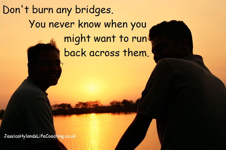 JessicaHylands's tweet photo. Don't burn any bridges - http://t.co/2vK9IXvR0t http://t.co/sun7NL5Cr8