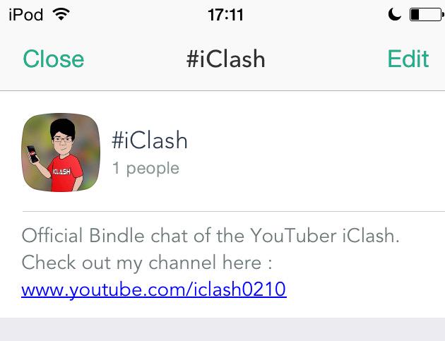 surajboddu's tweet photo. Ever wanted to be in a group chat with me? Download @BindleChat (On iOS and Android) and use the #iClash http://t.co/oePqYf5Gp9