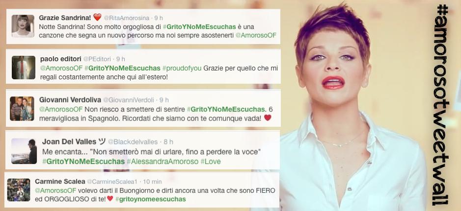 Alessandra Amoroso Noi E Gritoynomeescuchas Buongiorno Amorosotweetwall Http T Co Hhdm4igscw