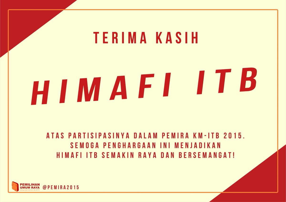 PEMIRA ITB 2015 tweet media
