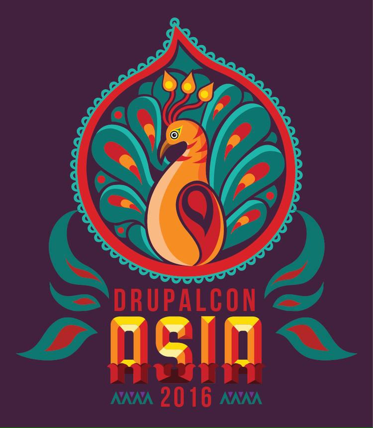 drupalcon's tweet image. Excited that #DrupalCon is headed for Mumbai, India? Here&apos;s the story behind the logo 9-cube.com/dcasia2016/201…