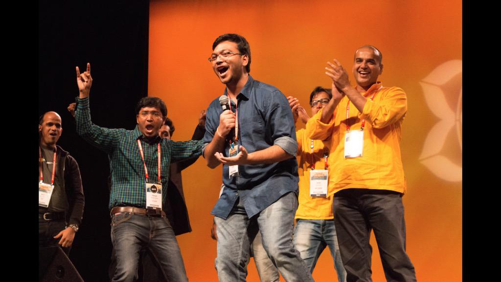 drupalcon's tweet image. Excited that #DrupalCon is headed for Mumbai, India? Here&apos;s the story behind the logo 9-cube.com/dcasia2016/201…