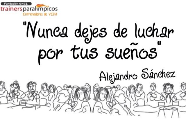 Nuestro compañero TRAINER <a href="/AlexPalomero/">Alejandro Sánchez</a> está en Japón luchando por conseguir sus sueños. 
trainersparalimpicos.fundaciononce.es/ponente/alejan…