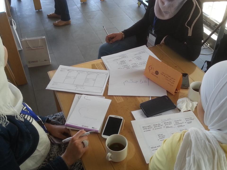 LaRolitta's tweet photo. #TTI101 trainin #startups r workin on their #business_ideas @TTInnovation @UrdonShop #entrepreneurs #Jo #Amman http://t.co/ejzBeOY1Ff