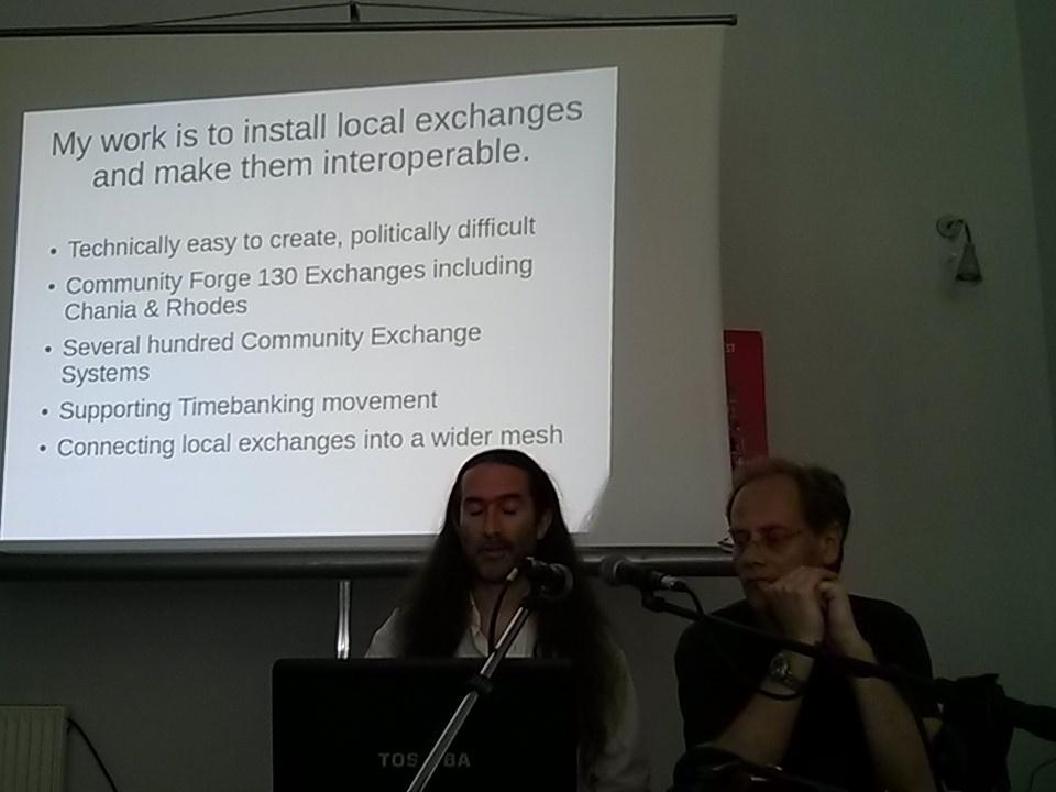 commonsfest's tweet photo. Matthew Slater talking about Resilience through common tender at #cf15 http://t.co/VpajwPsgoR