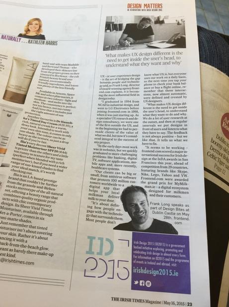 robgerard's tweet image. Great article from @Frontend_UX on #UX #design &amp;amp; role it plays in our everyday lives ~ @IrishTimes @frontend_frank