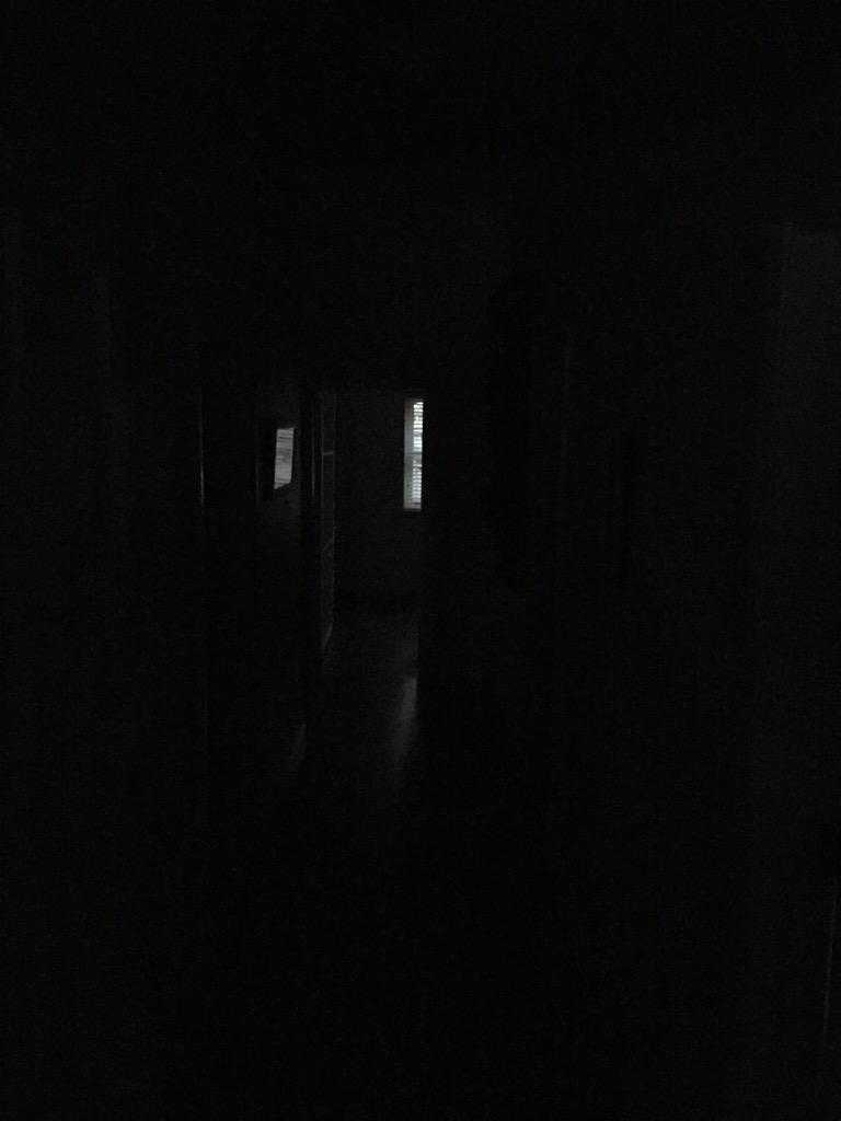 Power outage in North Perth. Takes me back to my childhood growing up on the farm outside #Pinnaroo. Dark times.